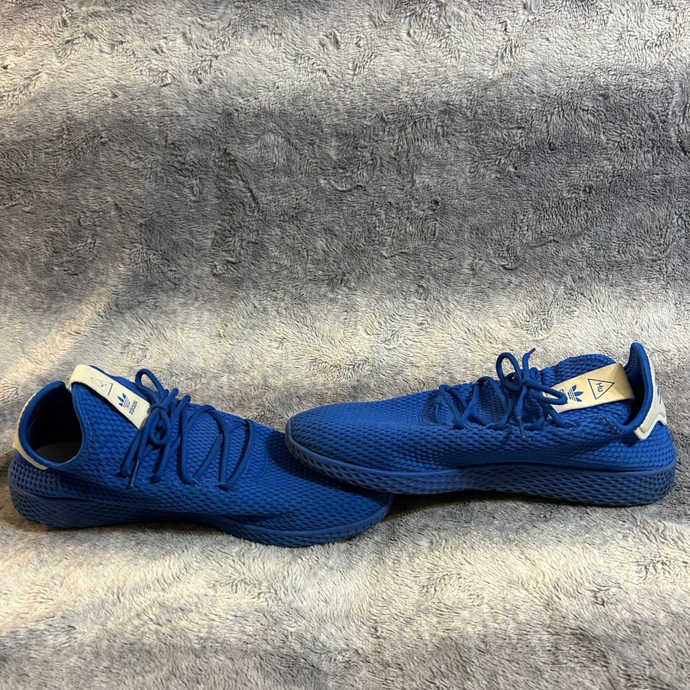 Adidas X Pharrell Tennis Solid Royal Blue Human Race Size 12 - Picture 2 of 8